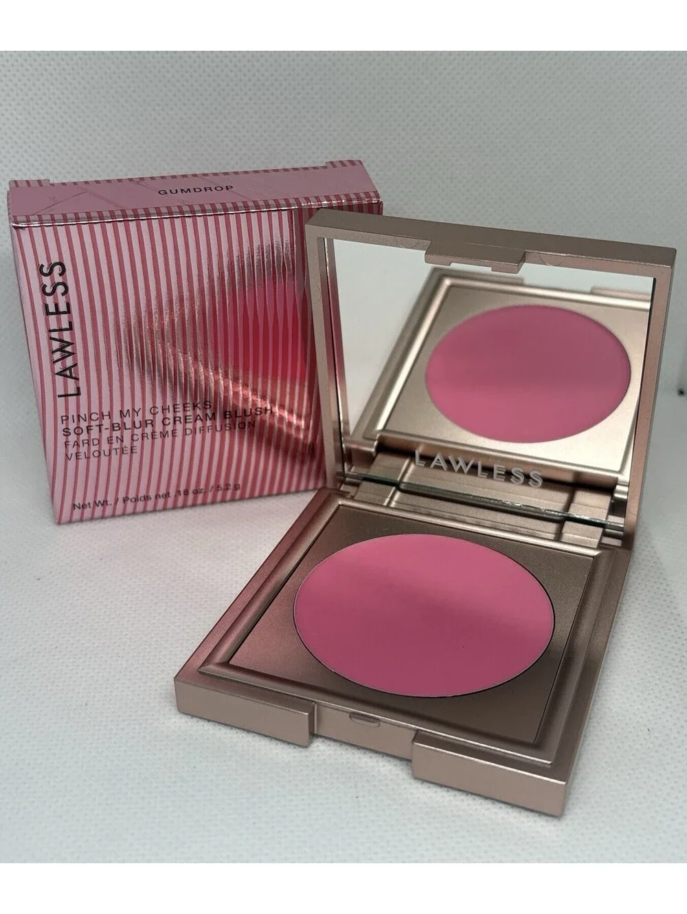 Lawless Beauty Pinch My Cheeks Soft Blur Cream Blush Gumdrop Baby Pink Full Size